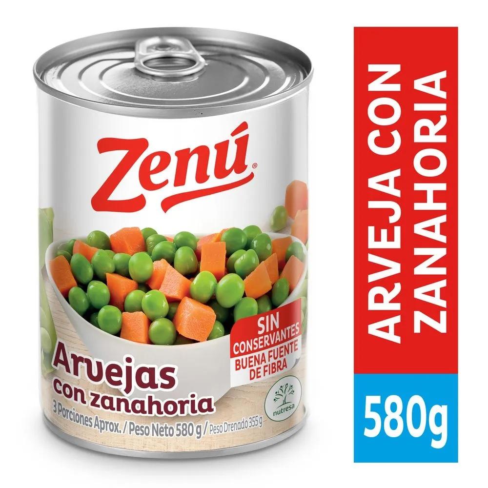 Arveja Con Zanahoria Zenú 580gr